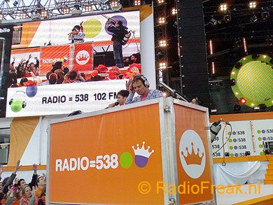 Radio 538 op het Museumplein