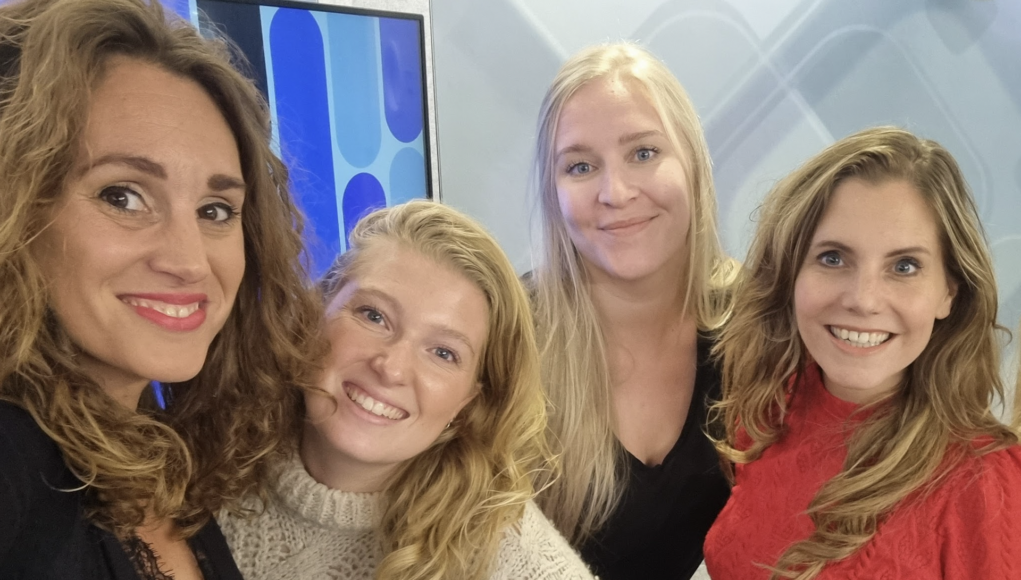 vlnr: Sandra van den Heuvel, Noa van Oostrom, Alissa Hippe, Maaike Timmerman